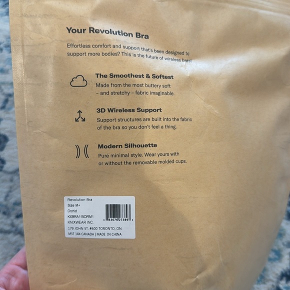 Knix Revolution Bra Orchid Size M+ - Picture 4 of 4